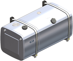 COMBITANK ALUMINIUM 380+200 LTR 625×680×1500