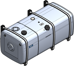 COMBITANK ALUMINIUM 390+200 LTR 625×680×1550