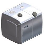COMBITANK ALUMINIUM 140+200 LTR 700*700*750