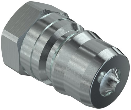 SCHNELLKUPPLUNG EDELSTAHL HNV 38 STECKER NPTF 3/8" (ISO 7241-1 SERIE "B")