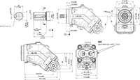KOLBENMOTOR HPM 17CC WELLE 25 FLANSCH 80-2