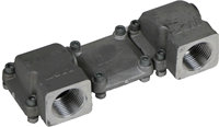 ASA RAIL CONNECTOR BSP 1" SET-2