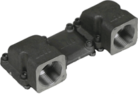ASA RAIL CONNECTOR BSP 1 1/4" SET-2