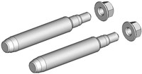 GUIDE PIN MULTIFASTER Ø14X58 MM (SET)