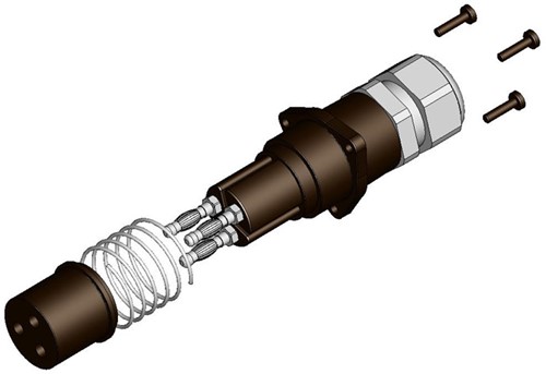 CONNECTOR HOUSING MULTIFASTER 3-PIN