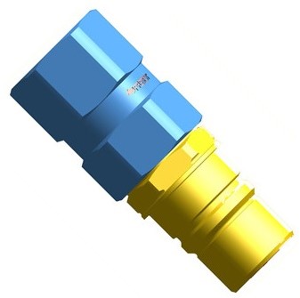 PATROON 3P 1/2" (SIZE 08) BSPP 1/2" VOOR MALE MULTIFASTER HIGH PRESSURE