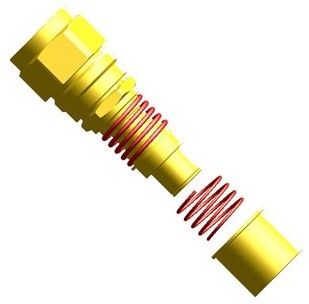 PATROON 3P 1/2" (SIZE 08) BSPP 1/2" VOOR FEMALE MULTIFASTER HIGH PRESSURE