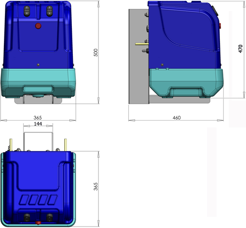 POWER PACK "KUBE" 24V 1P2 + 1A1-3
