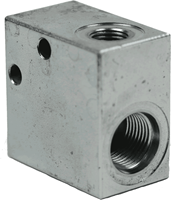 HUIS 1/4" STAAL 2/2 CARTRIDGE SAE08-2