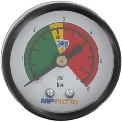 VERVUILINGSINDICATOR 0-6 BAR 1/8" (ACHTERAANSLUITING)