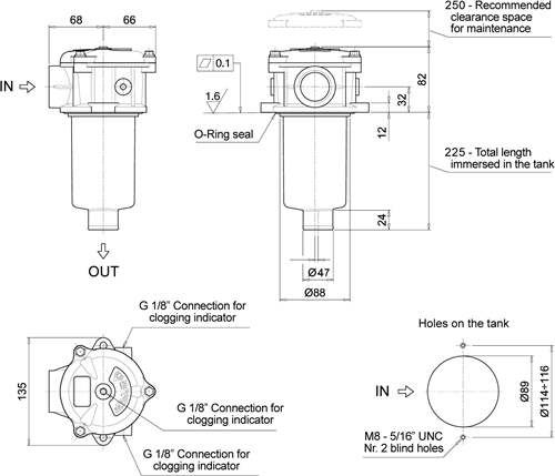 RÜCKLAUFFILTERGEHÄUSE1" (OHNE ELEMENT)-2