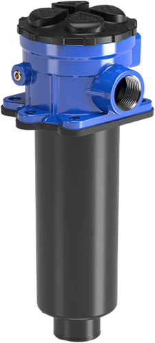 RETOURFILTER MPT116 25µm MICROVEZEL 250 L/MIN G1-1/4" (VLAKKE PAKKING)