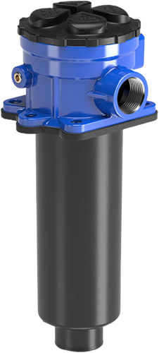 RETOURFILTER MPT116 25µm PAPIER 250 L/MIN G1-1/4" (VLAKKE PAKKING)
