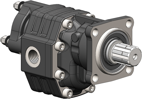 GEAR PUMP TANDEM NPH 43 DX ISO