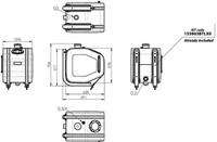 HYDRAULIEKTANK ALUMINIUM 300 LTR 578×639×1076 SLT-2