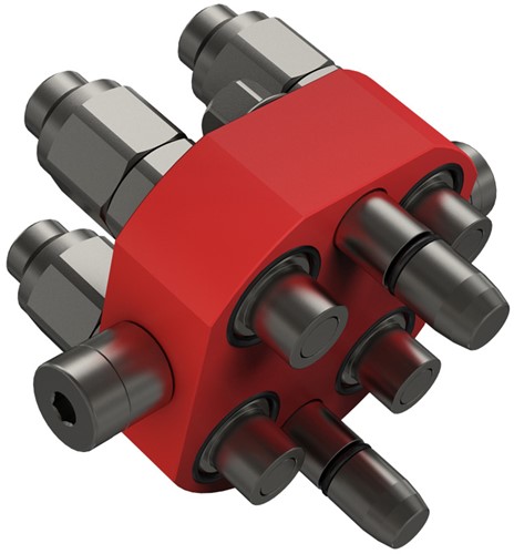 MULTIFASTER PH406 4 X 3/8" M (HIGH PRESSURE 460 BAR)