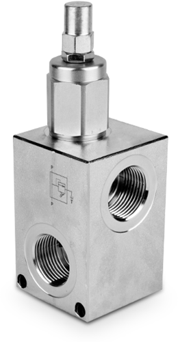 OVERDRUKVENTIEL 1" 150L/M VEER 5-120 BAR
