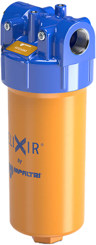 IN-LINE RETOURFILTER MP FILTRI ELIXIR 1" (ZONDER ELEMENT)