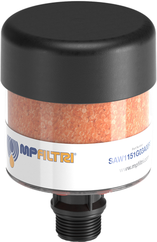 MOISTURE CONTROL DESICCANT BREATHER 1" BSP 3 µm H1 (154MM)