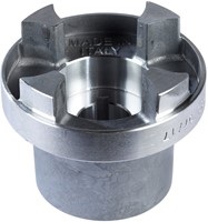 ALU KUPPLUNGSHÄLFTE A21 KONISCHE WELLE 1:8 SCHLÜSSEL 4MM GR3