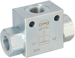 SHUTTLE VALVE 1/2" 90 L/M 500 BAR