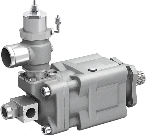 DOPPELPUMPE SUNFAB SLPD 56/28 DIN + SAVTEC PNEUMATIK (64)