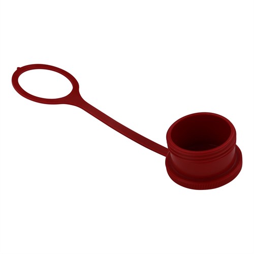 DUST PLUG RED CVV 1" MALE
