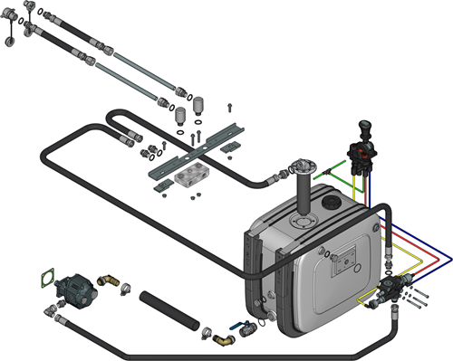 HYDRAULIKANLAGE FÜR KIPPER ODER SCHUBBODEN-2
