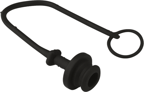 STOFPLUG ZWART 1/2" FEMALE (BIR)