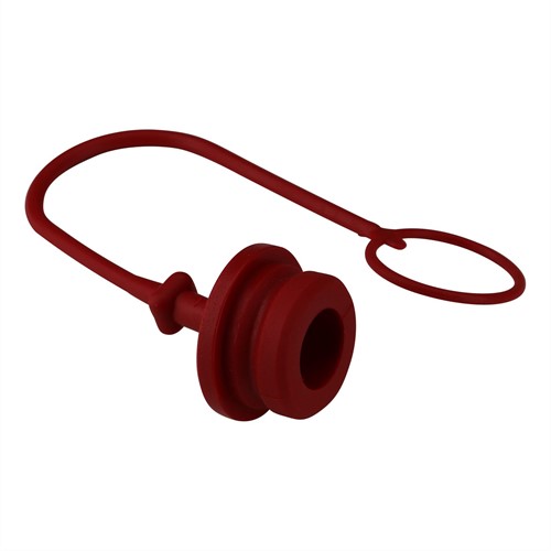 STOFPLUG ROOD ANV 1" FEMALE (BIR)