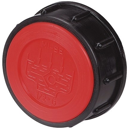 VULDOP PLASTIC 1/2" MET KLEP