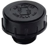 VULDOP PLASTIC 1" MET DUBBELE KLEP