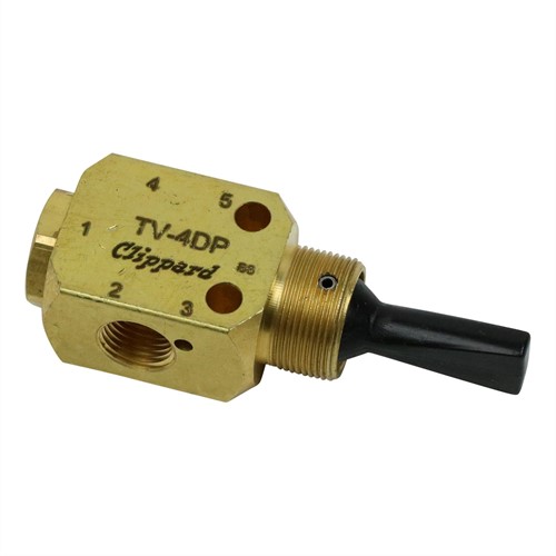 CLIPPARD PNEUM. 5/3 TOGGLE SWITCH 1/8" LOCKED