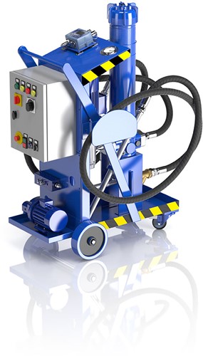 MOBIELE FILTRATIE UNIT 50 L/MIN 400 VAC (ZONDER ELEMENT)
