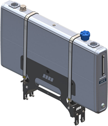 HYDRAULIEKTANK ALUMINIUM 250 LITER 850×200×1600 SLIM