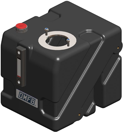 HYDRAULIEKTANK KUNSTSTOF 30 LTR 320*360*300 MET VULDOP EN PEILGLAS