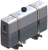 HYDRAULIKTANK ALUMINIUM 180 LTR 289×645×1150