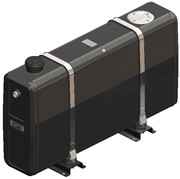 HYDRAULIEKTANK STAAL 200 LTR 289*645*1250 + MONTAGEPLAAT VOOR OMFB KIPVENTIEL