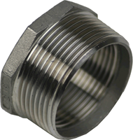 REDUZIERSTÜCK 1 1/2" AG - 1 1/4" IG NIEDERDRUCK EDELSTAHL-2