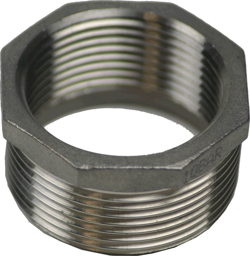 VERLOOPRING 1 1/2" BU - 1 1/4" BI LAGEDRUK RVS