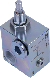 DRUCKVENTIL 1" 50-400 BAR 