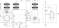 DREI-WEGE-STROMREGELVENTIL DRUCKKOMPENSIERT 3/8“ 50-30 L/M 210BAR-3