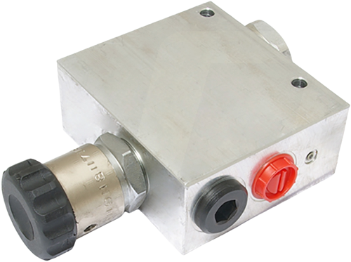 2-WAY FLOW CONTROL PRESSURE COMPENSATED VALVES ALU (1611031102) (LEVER)