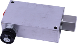 DRIE-WEG STROOMREGELVENTIEL 90/50 LTR 210 BAR