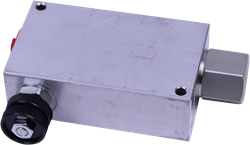 DRIE-WEG STROOMREGELVENTIEL 150/90 LTR 210 BAR