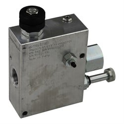 DRIE-WEG STROOMREGELVENTIEL 3/4' 150/90 LTR + VEILIGHEID & 2/2 NO