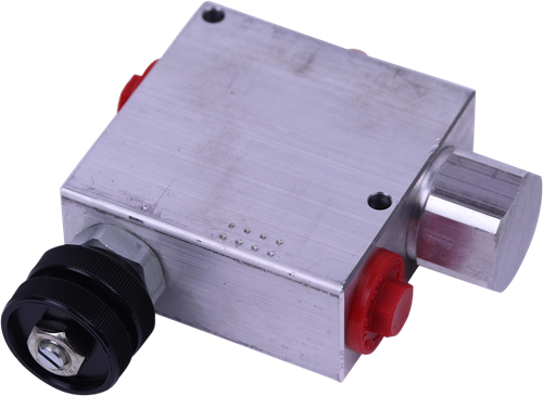 THREE WAY FLOW CONTROL VALVE 90/50 LTR 250 BAR