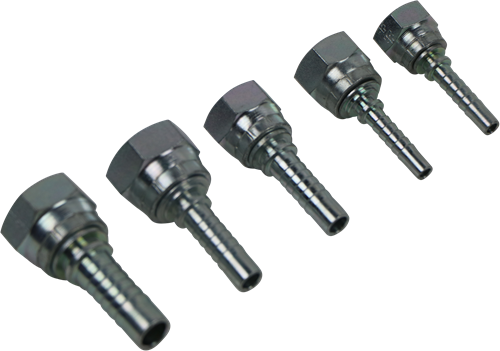 STRAIGHT HOSE FITTING 1/4" -  SWIVEL 3/8"