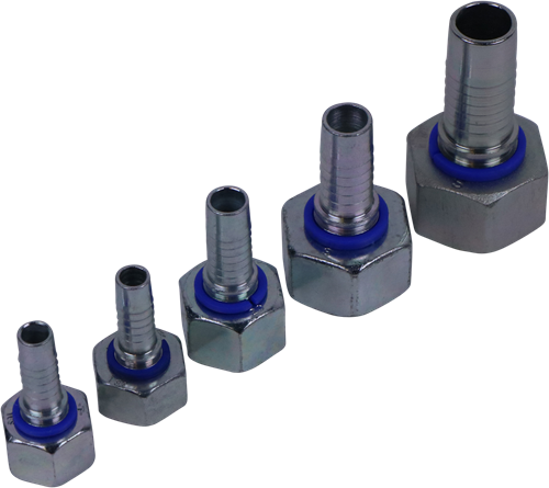 STRAIGHT HOSE FITTING 1 1/2" - SWIVEL 42L M52X2