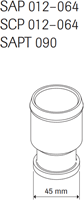 ZUIGNIPPEL 45° SUNFAB SC64-SCT90 63 MM (74-79)-3